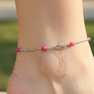 "Elegant Handmade Anklet – Delicate Jewelry for Women, MAR091355